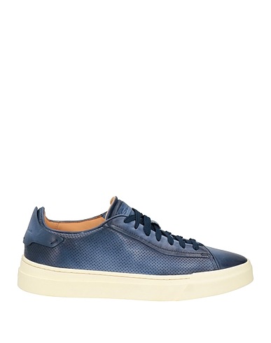 SANTONI Sneakers Blu navy Pelle