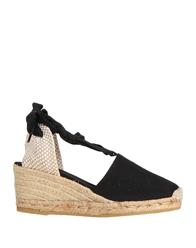 GAIMO Espadrilles Black Textile fibers, Jute
