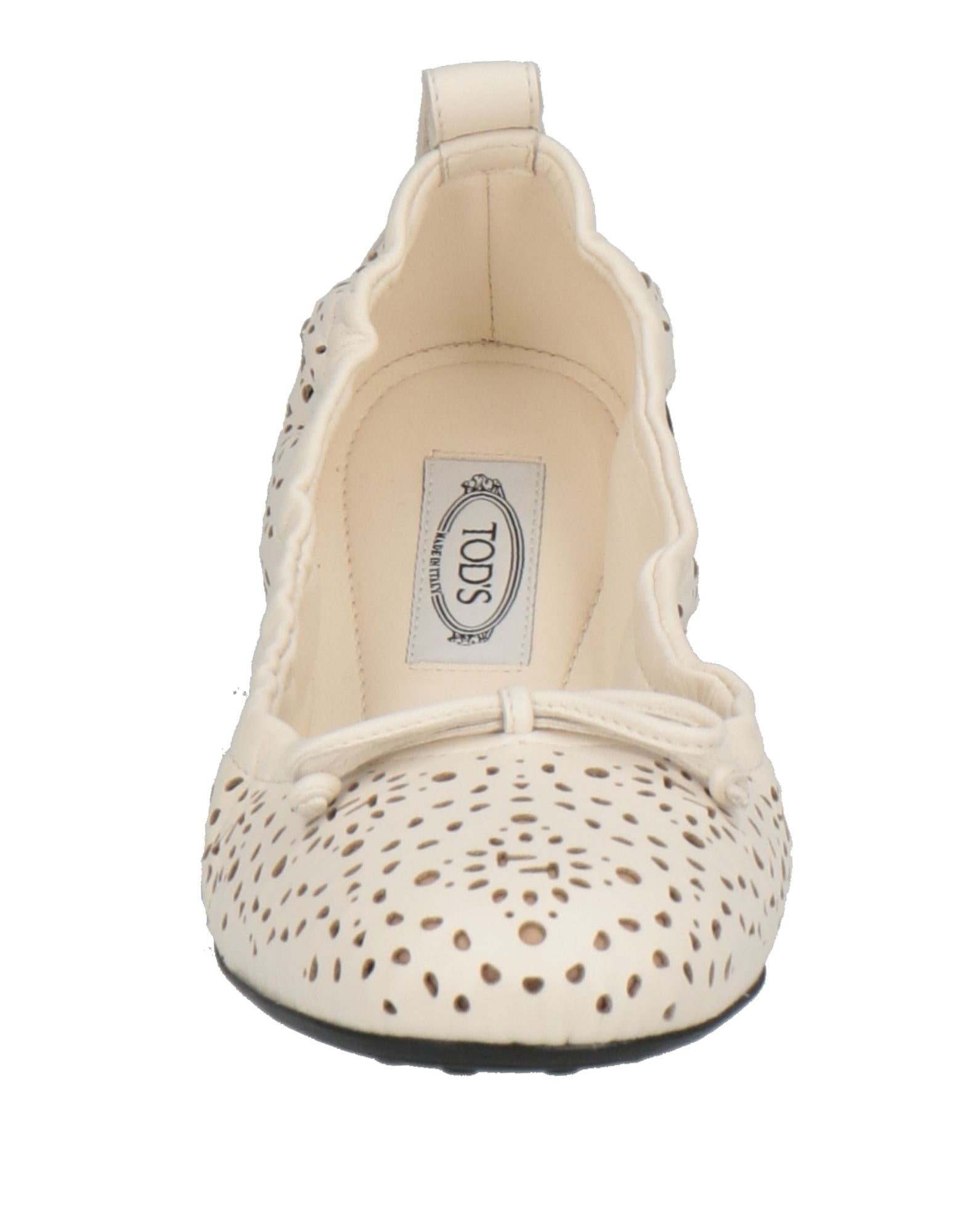 TOD'S シューズ | バレリーナ ホワイト レディース | YOOX