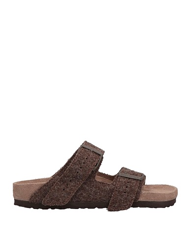 RICK OWENS x BIRKENSTOCK Sandals Brown Textile fibers