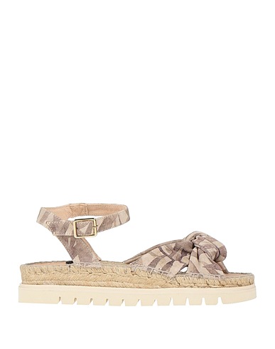 GAIMO Espadrilles Khaki Leather