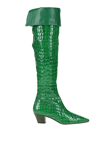 AQUAZZURA Boots Green Soft Leather