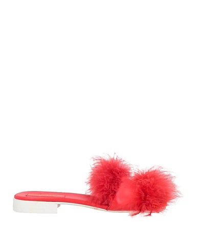 VIVETTA Sandalen Rot Leder, Feder