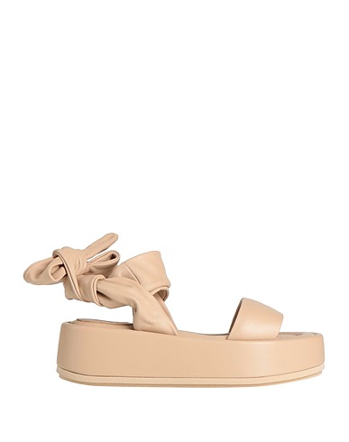 PALOMA BARCELÓ Sandals Beige Soft Leather