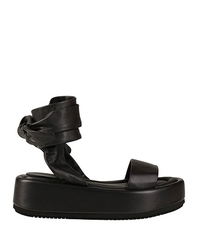 PALOMA BARCELÓ Sandals Black Soft Leather