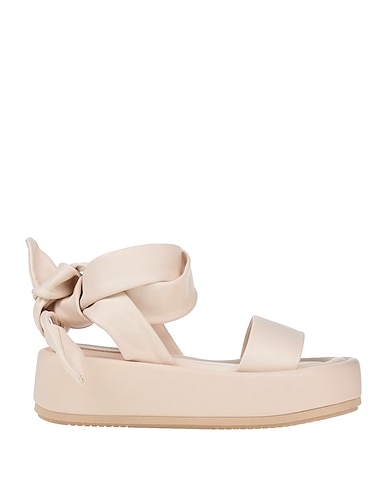 PALOMA BARCELÓ Sandals Ivory Soft Leather