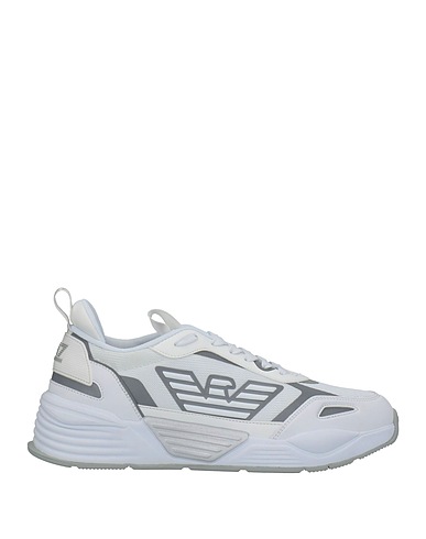 EA7 Sneakers White 100% Polyester, Polyurethane, Thermoplastic polyurethane, Polyamide