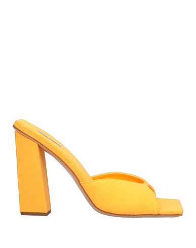 GIA / RHW Sandals Yellow Textile fibres