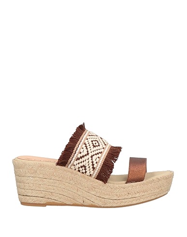 CUPLÉ Espadrillas Bronzo Fibre tessili