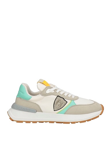 PHILIPPE MODEL Sneakers Light grey Leather, Textile fibers