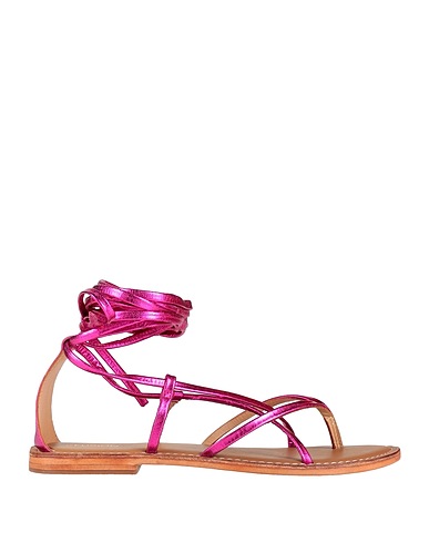 CB FUSION Flip flops Fuchsia Soft Leather