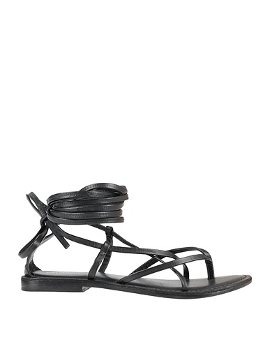 CB FUSION Flip flops Black Soft Leather