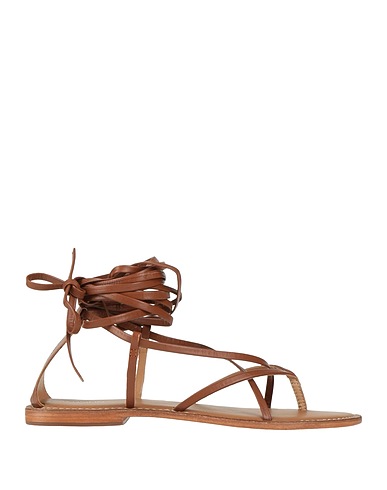 CB FUSION Flip flops Brown Leather