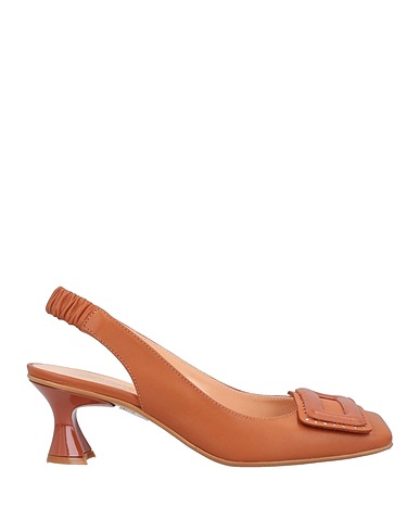 BRUGLIA Court Tan Soft Leather