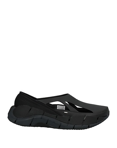 MAISON MARGIELA x REEBOK Sneakers Black Rubber, Textile fibres