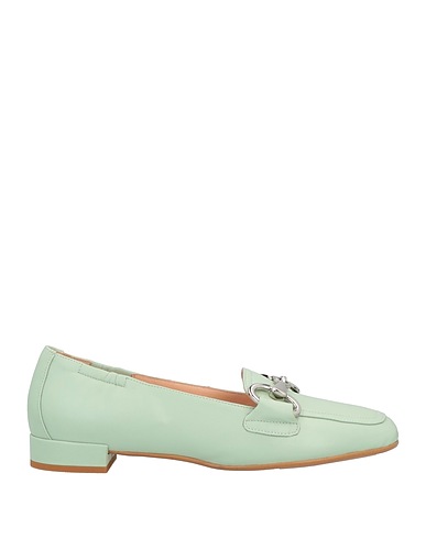 BRUGLIA Loafers Light green Soft Leather