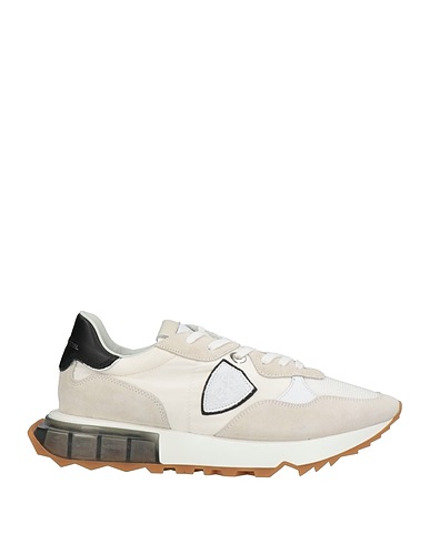 PHILIPPE MODEL Sneakers Light grey Leather, Textile fibers