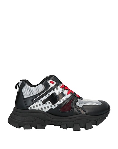 CINZIA ARAIA Sneakers Black Soft Leather, Textile fibres