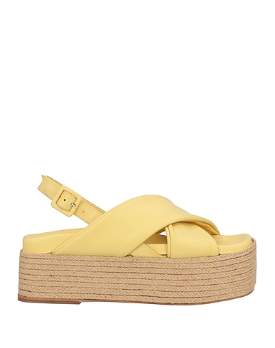 PALOMA BARCELÓ Espadrilles Yellow Leather