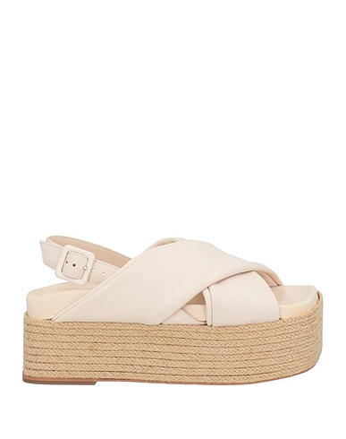 PALOMA BARCELÓ Espadrillas Off white Pelle
