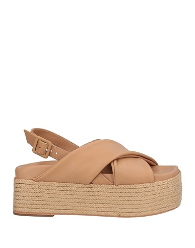 PALOMA BARCELÓ Espadrilles Camel Soft Leather