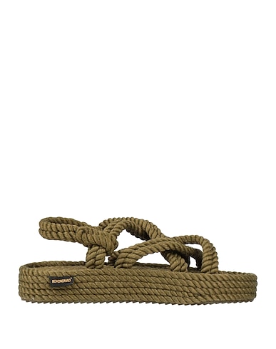 BOHONOMAD Espadrilles Military green Textile fibres