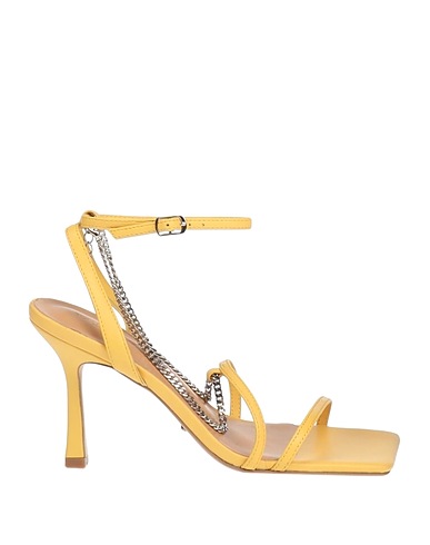 TONY BIANCO Sandals Yellow Soft Leather