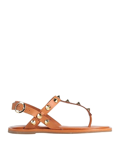 CUPLÉ Flip flops Brown Leather