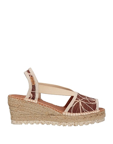 TONI PONS Espadrilles Schokobraun Gewebefasern