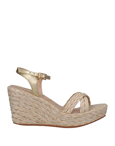 CUPLÉ Espadrillas Avorio Pelle, Altre Fibre