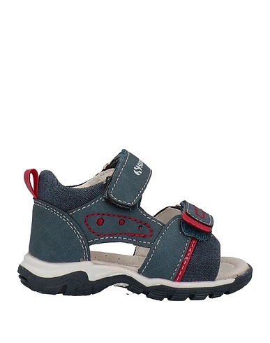 SUPERGA Sandals Navy blue Textile fibers