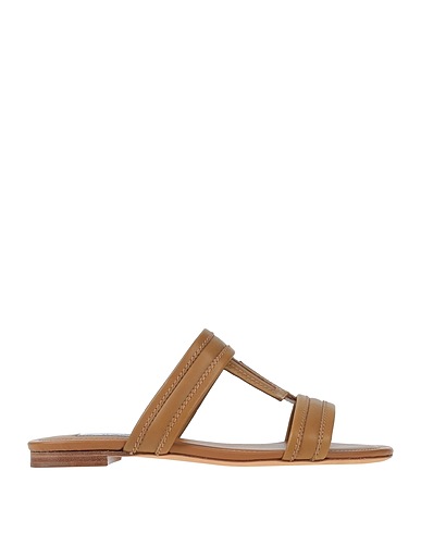 TOD'S Sandalen Kamel Leder