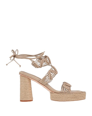 PALOMA BARCELÓ Sandals Light brown Soft Leather