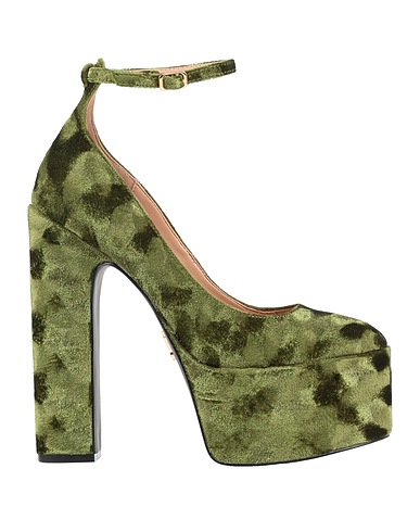STEVE MADDEN Pumps Grün Gewebefasern