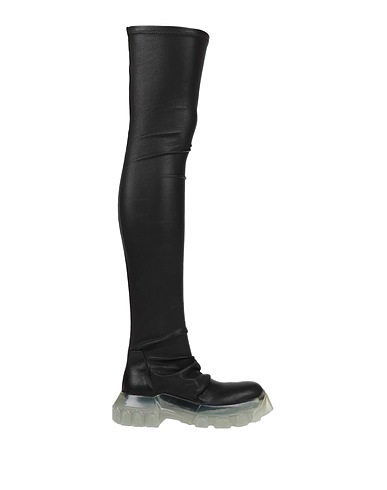 RICK OWENS Boots Black Soft Leather