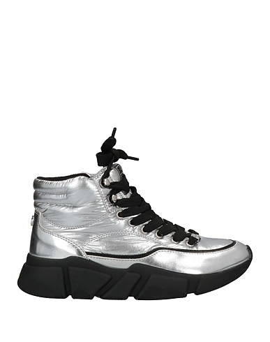 STEVE MADDEN Sneakers Silver Textile fibers