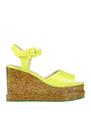 STRATEGIA Mules and clogs Lime green Soft Leather