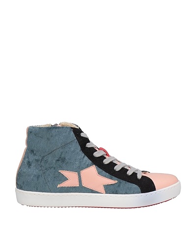 SEQUEL by ISHIKAWA Sneakers Rose Cuir, Fibres textiles