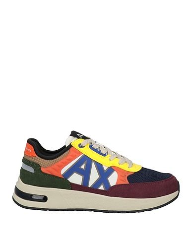 ARMANI EXCHANGE Sneakers Brown 100% Polyester, Polyurethane, Thermoplastic polyurethane
