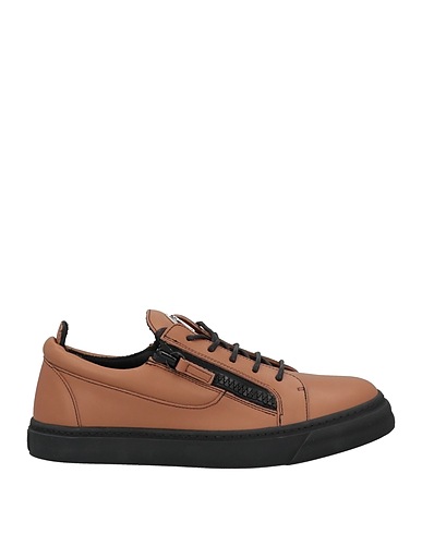 GIUSEPPE ZANOTTI Sneakers Camel Soft Leather
