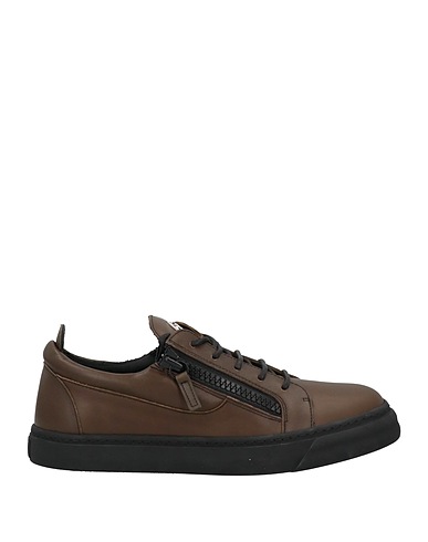 GIUSEPPE ZANOTTI Sneakers Verde militare Pelle