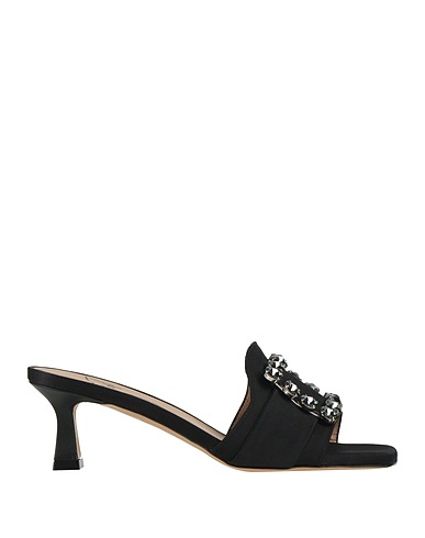 ROBERTO FESTA Sandals Black Textile fibres