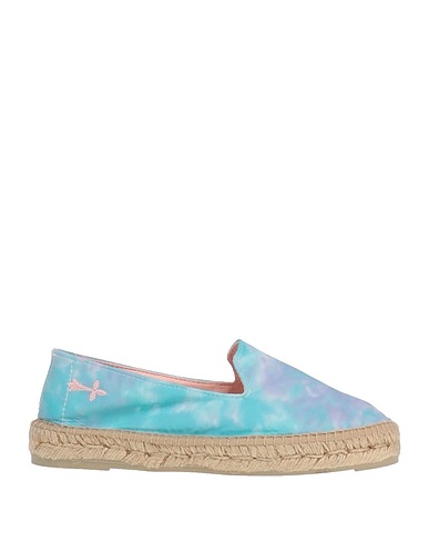 MANEBÍ Espadrillas Turchese Fibre tessili