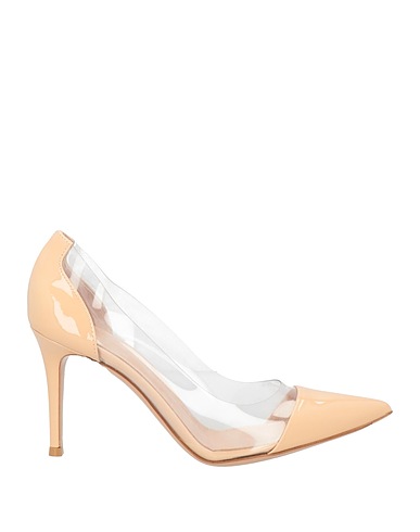 GIANVITO ROSSI 펌프스 파우더 핑크 가죽, PVC - 폴리염화비닐