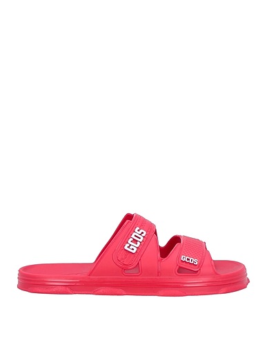 GCDS Sandals Red Rubber