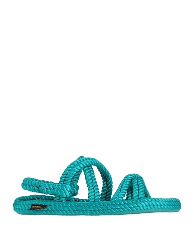 BOHONOMAD Sandals Turquoise Textile fibres