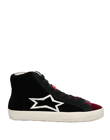 ISHIKAWA Sneakers Burgundy Textile fibres, Leather