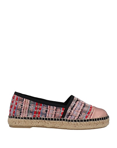 TONI PONS Espadrilles Rose gold Soft Leather, Textile fibres