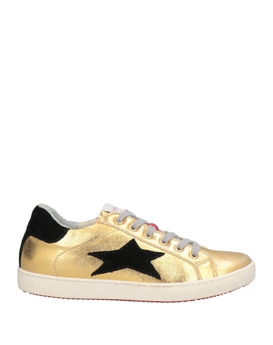 ISHIKAWA Sneakers Gold Leather