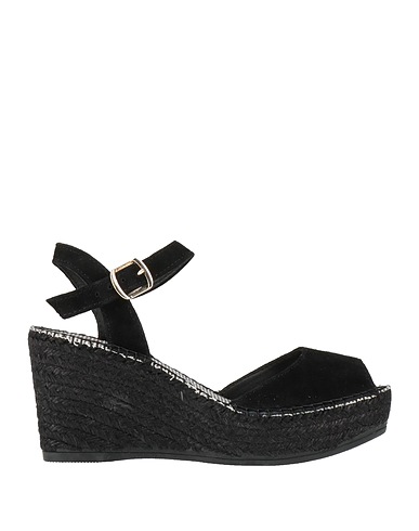 TONI PONS Espadrilles Schwarz Leder